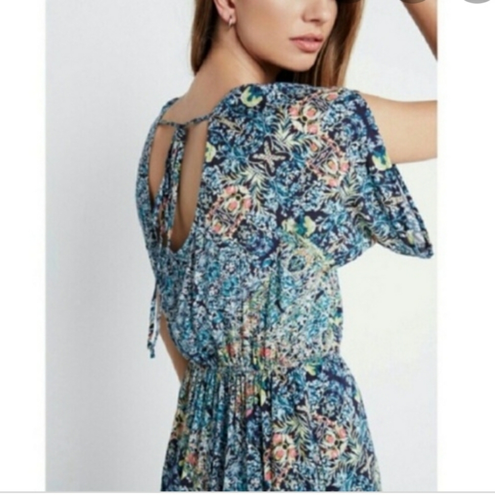 Bcbg Floral Tulip Romper